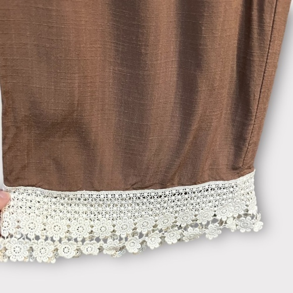 Alter’d State Wide Leg pants with embroidered bottom - Picture 6 of 7